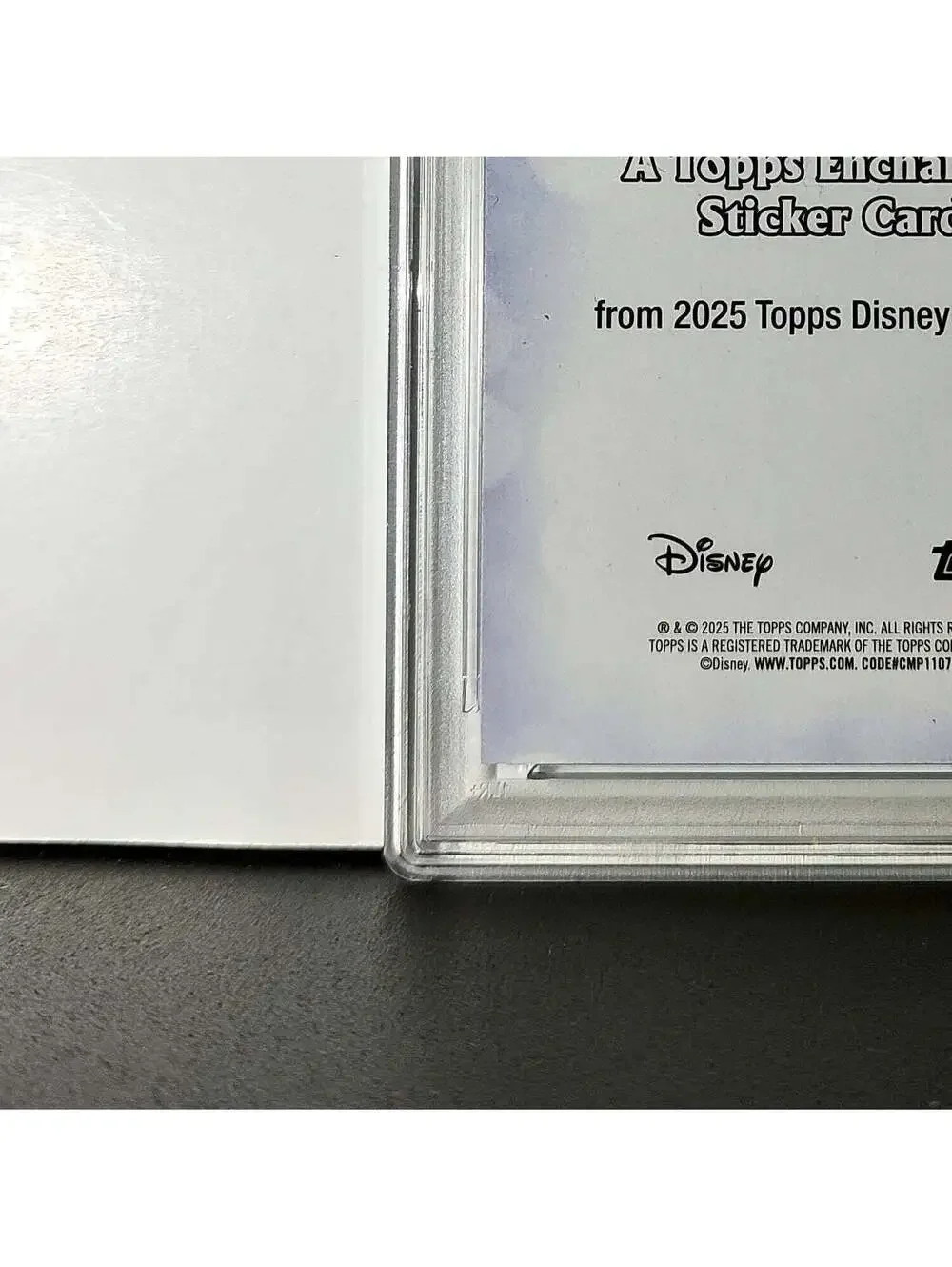 Olaf 2025 Topps Disney #ES-20 Enchanted Sticker Card Frozen PSA 9
